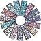 OIIKI 15 Sheets Colorful Laser Shiny Stickers, Glitter Bubble, Dolphin, Butterfly Stickers, Heart Decals, Self-Adhesive Decorative Stickers DIY Crafts for Women Scrapbooks, Dairy, Planner
