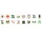 1000Pcs Mental Health Awareness Stickers Rolls - 1.5inch 16 Design Self Adhesive Green Ribon Novelty Vinyl Decals for Adult Teens Fundraiser Laptop Bottle Scrapbooking Envelopes Gifts Classroom