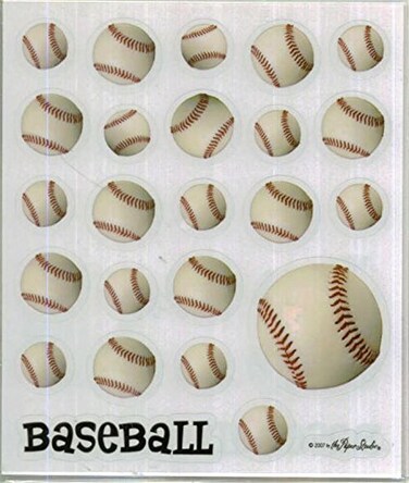 2 Sheets - Baseball Stickers - Style #2