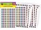 Teacher Created Resources Chalkboard Brights Mini Stickers Value-Pak (5841)