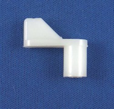 Strybuc 496C Clear White Nylon Screen Clips with Screws, (Pack of 6)