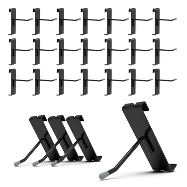 BFPeaky Gridwall Hooks 2 Inch, Black, 50PC, Grid Wall Hooks for Gird Wall Panels Display