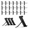BFPeaky Gridwall Hooks 2 Inch, Black, 50PC, Grid Wall Hooks for Gird Wall Panels Display