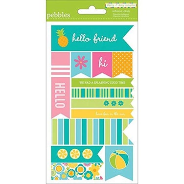 Pebbles Pool Label Stickers