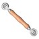 Screen Roller Tool - Rolling Tool for Installing Door &amp; Window Screens &amp; Repair - Spline Roller with Wood Handle &amp; Steel Bearing Wheel - Professional Rolling Tool - Double Ended Hand Spline Roller