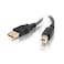 C2G USB Cable, USB 2.0 Cable, USB A to B Cable, 9.84 Feet (3 Meters), Black, Cables to Go 45003