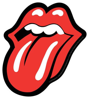 The Rolling Stones Tongue Logo Sticker