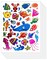 Fish Whale Shape Stickers for Scrapbook (10 Sheets)