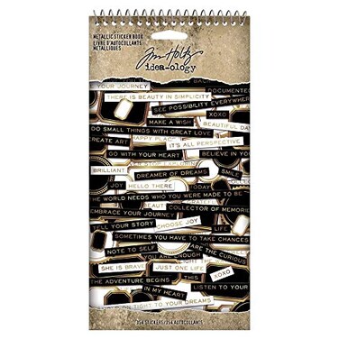 Tim Holtz Metallic Sticker Book