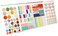 Wrapables Decorative Pattern Masking Stickers Set Planner Stickers Set (4 sheets/130 Stickers)