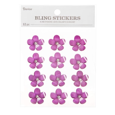 Darice Bling Stickers Purple