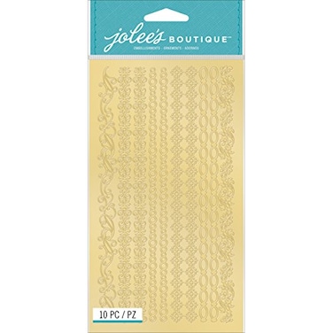 Jolee's Boutique 0015586812244 Jolly Boutique Gold Laser Cut Borders , Other