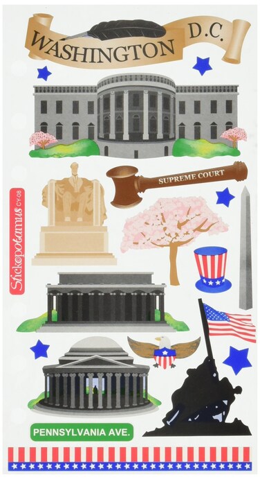 Sticko Classic Stickers-Washington DC