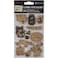 Prima Marketing Forever Green Cork 1 Stickers, 14-Pack
