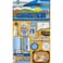Reminisce Jet Setters 2 3-Dimensional Sticker, Connecticut