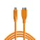 Tether Tools TetherPro USB-C to USB 3.0 Micro-B Cable   for Fast Transfer and Connection Between Camera and Computer   High Visibility Orange   15 Feet (4.6 m)