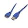 StarTech.com 3 ft. (0.9 m) USB 3.0 to Micro B Cable - SuperSpeed USB 3.0 5Gbps - Shielded USB A to USB Micro B - Blue - USB 3.0 Cable (USB3SAUB3)