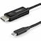 StarTech.com 6ft (2m) USB C to DisplayPort 1.4 Cable 8K 60Hz/4K - Bidirectional DP to USB-C or USB-C to DP Reversible Video Adapter Cable -HBR3/HDR/DSC - USB Type C/TB3 Monitor Cable (CDP2DP142MBD)