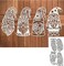 XMYXCRAFT 4Pcs Christmas Santa Metal Die Cuts,Cute Gnome Cutting Dies Cut Stencils for DIY Scrapbooking Photo Decorative Embossing Paper Dies for Scrapbooking Card Making