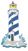 JOLEES 0015586789676 (Jolly Boutique) 3DS Lighthouses SPJBLG355, Other
