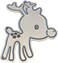 Cute Deer Die Cut for Card Making, Christmas Metal Cutting Dies Congratulations Die Cuts Birthday Embossing Stencils Template for DIY Scrap-Booking Decor Wedding Birthday Blessing Card