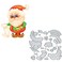 Christmas Grandpa Metal Die Cuts, Christmas Grandpa Metal Cutting Dies Cut Stencils for DIY Scrapbooking Cards Decorative Embossing Paper Dies for Scrapbooking Card Making