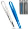 VITINC Professional Eyebrow Tweezers Set - Slanted Tweezers Colorful &amp; Stylish Tweezers for Facial &amp; Ingrown Hairs, High Precision Slant Tip Tweezers for Men &amp; Women 2Pcs (White/Blue)