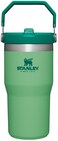 Stanley IceFlow Flip Straw Tumbler with Handle 20 oz   Twist On Lid and Flip Up Straw   Leak Resistant Water Bottle   Insulated Stainless Steel  BPA-Free   Jade
