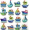 Jolee's Boutique Dimensional Stickers, Boats