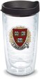Tervis Made in USA Double Walled Harvard University Crimson Insulated Tumbler Cup Keeps Drinks Cold &amp; Hot, 16oz, Logo