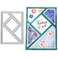 Rectangle Triangle Frame Metal Die Cuts, Rectangle Frame Metal Cutting Dies Cut Stencils Card Paper Craft DIY Template Metal Cutting Dies Album Embossing Paper Dies for Card Making Scrapbooking