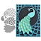 Peacock Layer Set Metal Die Cuts, Peacock Layer Set Metal Cutting Dies Cut Stencils Card Paper Craft DIY Template Metal Cutting Dies Album Embossing Paper Dies for Card Making Scrapbooking