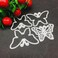 4 Butterfly Card Making for Die Cuts, Strip Frame Cutting Dies for Card Making3D Layered Wedding Invitation Cutting Dies Cut Stencils DIY Scrapbooking Decorative Embossing Paper Making Templated