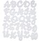 MTQY Capital 26 Alphabet Cutting Dies Carbon Steel DIY Cutting Die for DIY Scrapbook Photo Album Decoration Process