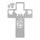 Metal Religion Easter Cutting Dies Pray on Cross Embossing Stencil Easter Die Cuts for Card Making Scrapbooking Paper Craft Album Stamps DIY Easter D&Atilde;&copy;cor