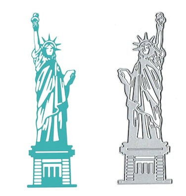 Statue of Liberty Metal Dies Cutting Die Cuts, Statue of Liberty Cutting Dies Embossing Stencils DIY Crafts Cards Cutting Dies Cuts for DIY Embossing Card Making Photo Decor Paper Dies Scrapbooking