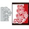 Lace Butterfly Flower Metal Die Cuts for Card Making,Valentine's Day Flower Card Cutting Dies Cut Stencils DIY Scrapbooking Album Decorative Embossing Paper Card Embossing Craft