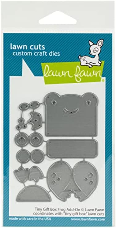 Lawn Cuts Custom Craft Die -Tiny Gift Box Frog Add-On -LF2525