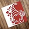 hi a Gnome Frame Metal Die Cuts,Christmas Heart Gnome Santa Border Cutting Dies Cut Stencils for DIY Scrapbooking Photo Decorative Embossing Paper Dies for Scrapbooking Card Making