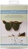 Die Cuts With A View 5-inches by 8-inches Box Home Craft 3D Applique, Medium Density Fiberboard Butterflies, Gold