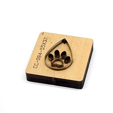 Ledelai Die Cut DIY Bear's Paw Earrings Punch Blade Rule Cutting Mold Wood Die Cutter Leather Paper Crafts Leather Tools