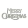 A Set Silver Merry Christmas Metal Cutting Dies for DIY Christmas Card Making Kit Embossing Paper Die Cuts,Scrapbook Machine Stencils Storage Pockets Supplies,Die-Cutting and Embossing