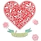 Sizzix Thinlits Die Set 10PK Doily Heart by Jennifer Ogborn   666017   Chapter 4 2022 Wafer, Grey