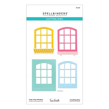 Spellbinders Vista View Window Etched Dies, Metal