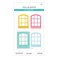 Spellbinders Vista View Window Etched Dies, Metal