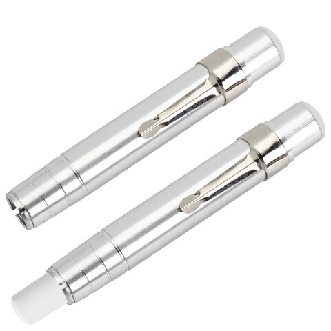 2Pcs Chalk Holders for Teachers Aluminum Chalk Holder for Chalkboard Teacher&#39;s Chalk Stick Holder for Wall Office School Chalkboard Painting Writing
