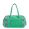 Vera Bradley Cotton Large Travel Duffel Bag, Garden Green Leaf