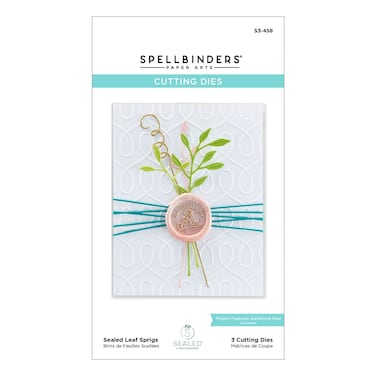 Spellbinders Sealed Leaf Sprigs Etched Dies, ONE