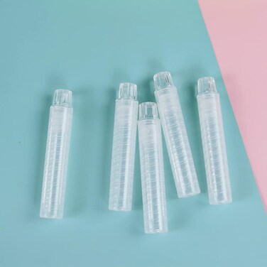 JJLFresheners 10Pcs Clear Plastic Chalk Holders, Chalk Stick Holder, Adjustable Chalk Cover Chalk Drawing Board Clips for School Classroom Office, School Chalk, Office and School Supplies