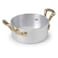 Pentole Agnelli 1932 Collection Casserole Pot with 2 Handles, Diameter - 10 Cm, Colour - Silver